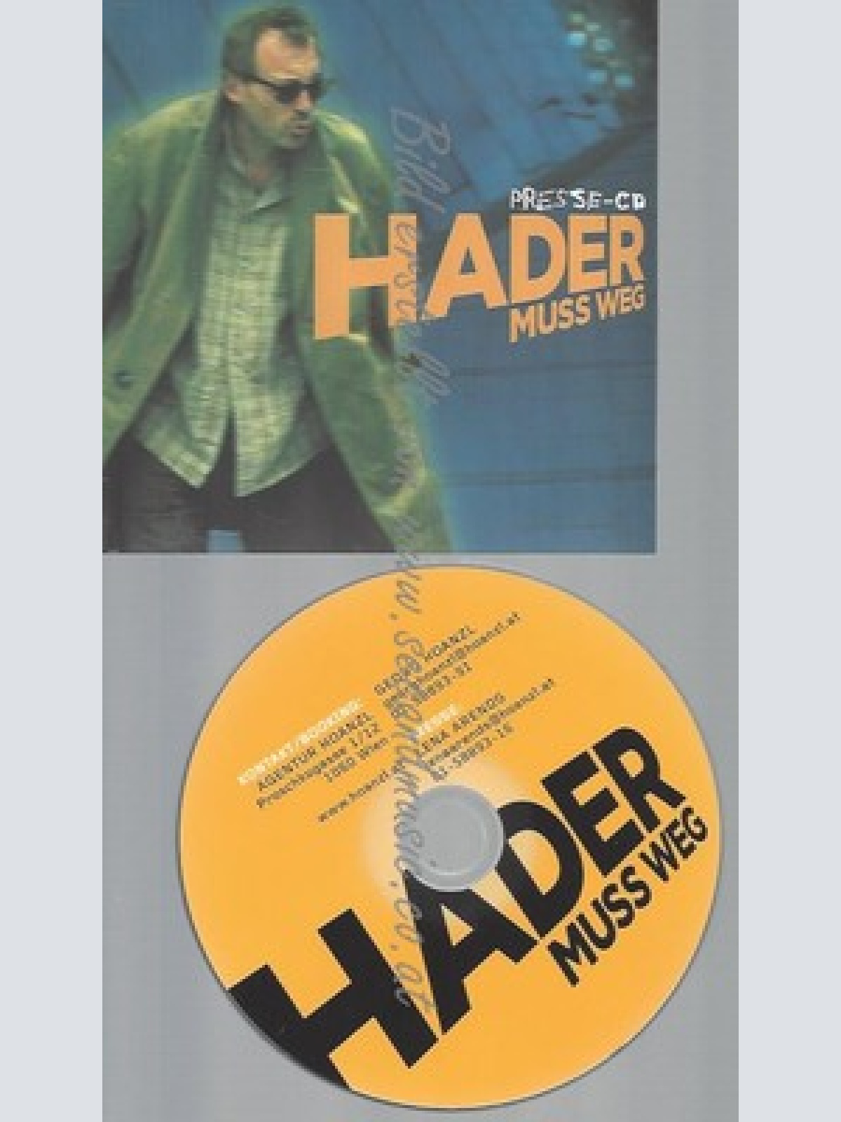 PROMO CD--ALFRED HADER-- HADER MUSS WEG--