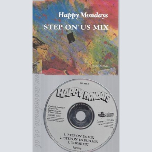 MAXI CD--HAPPY MONDAYS -- STEP ON [SINGLE-MAXI CD]