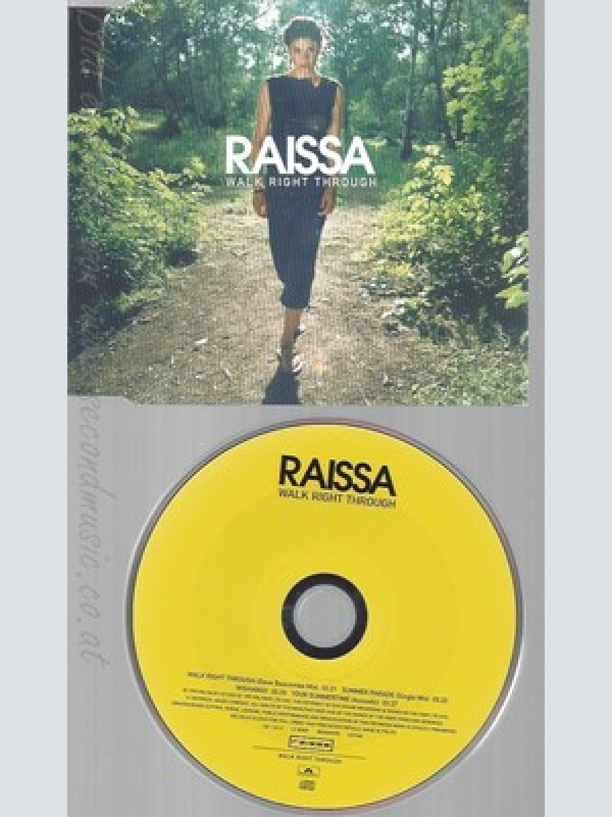 MAXI CD--RAISSA -- - SINGLE -- WALK RIGHT THROUGH