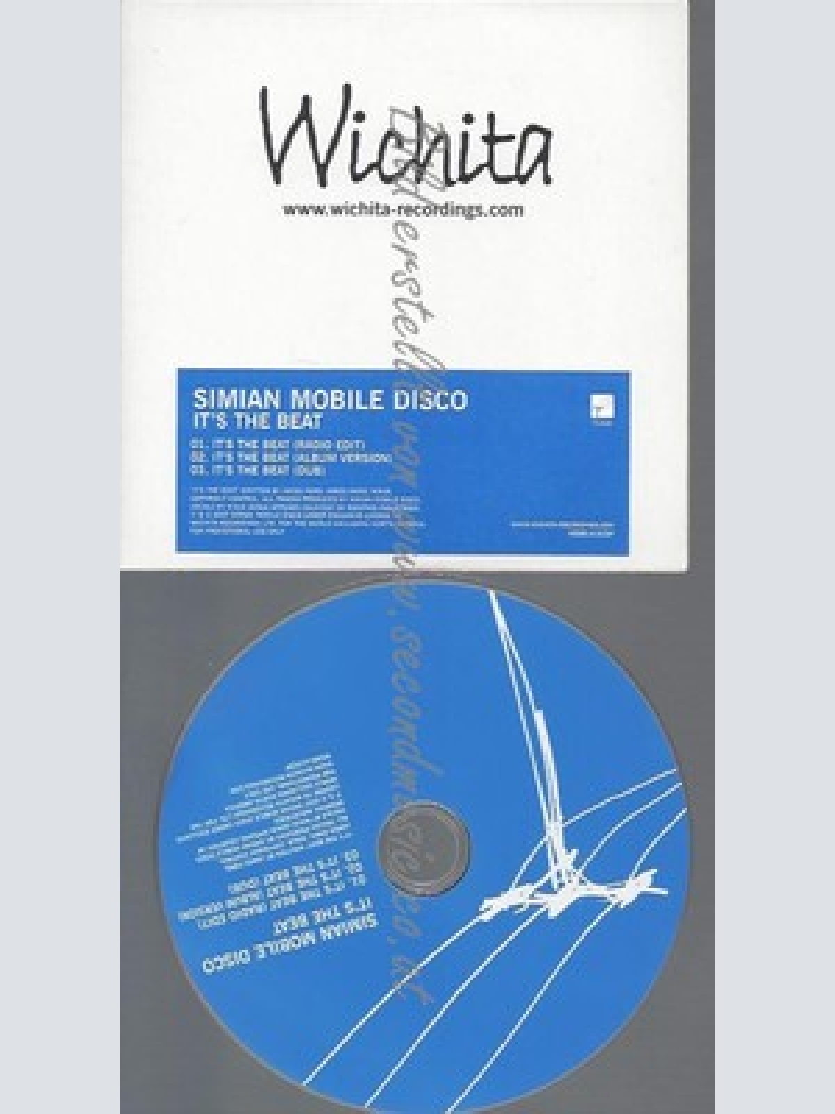 PROMO CD--SIMIAN MOBILE DISCO--IST THE BEAT--3TR
