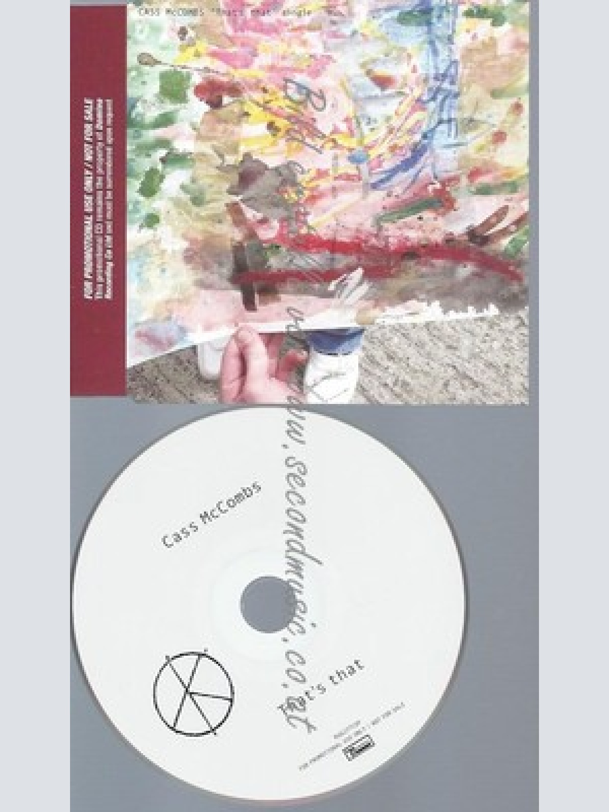 PROMO CD--CASS MCCOMBS--THATS THAT