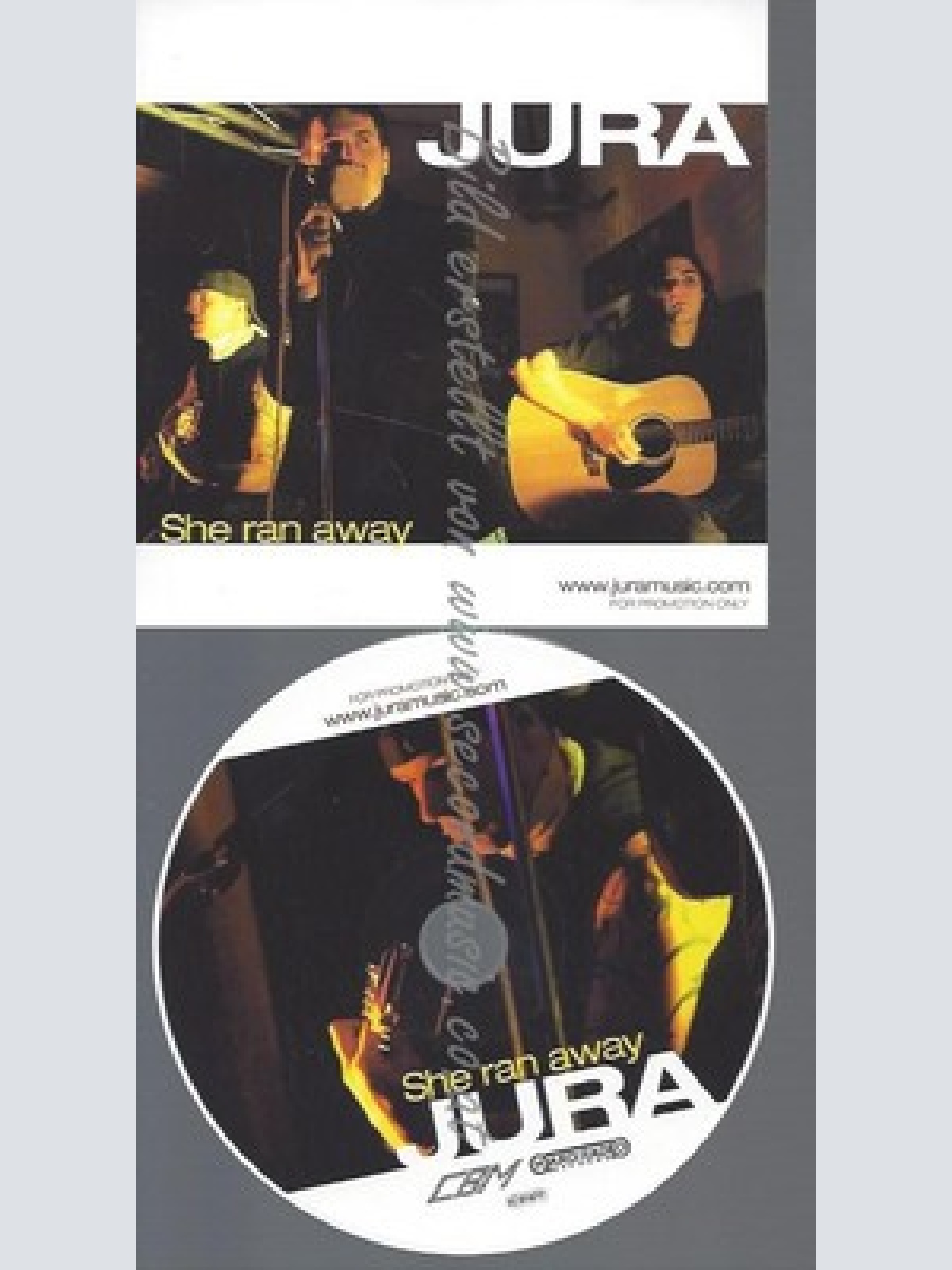 PROMO CD--JURA--SHE RAN AWAY--
