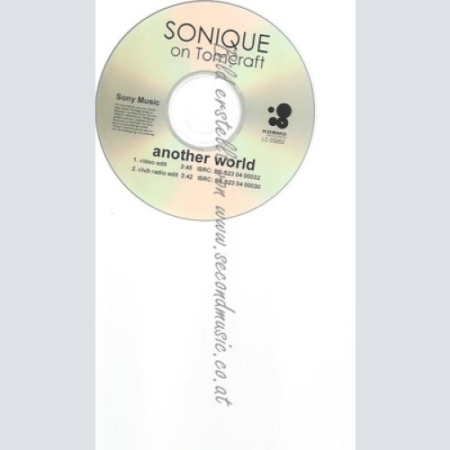 PROMO CD--SONIQUE ON TOMCRAFT --ANOTHER WORLD --2TR