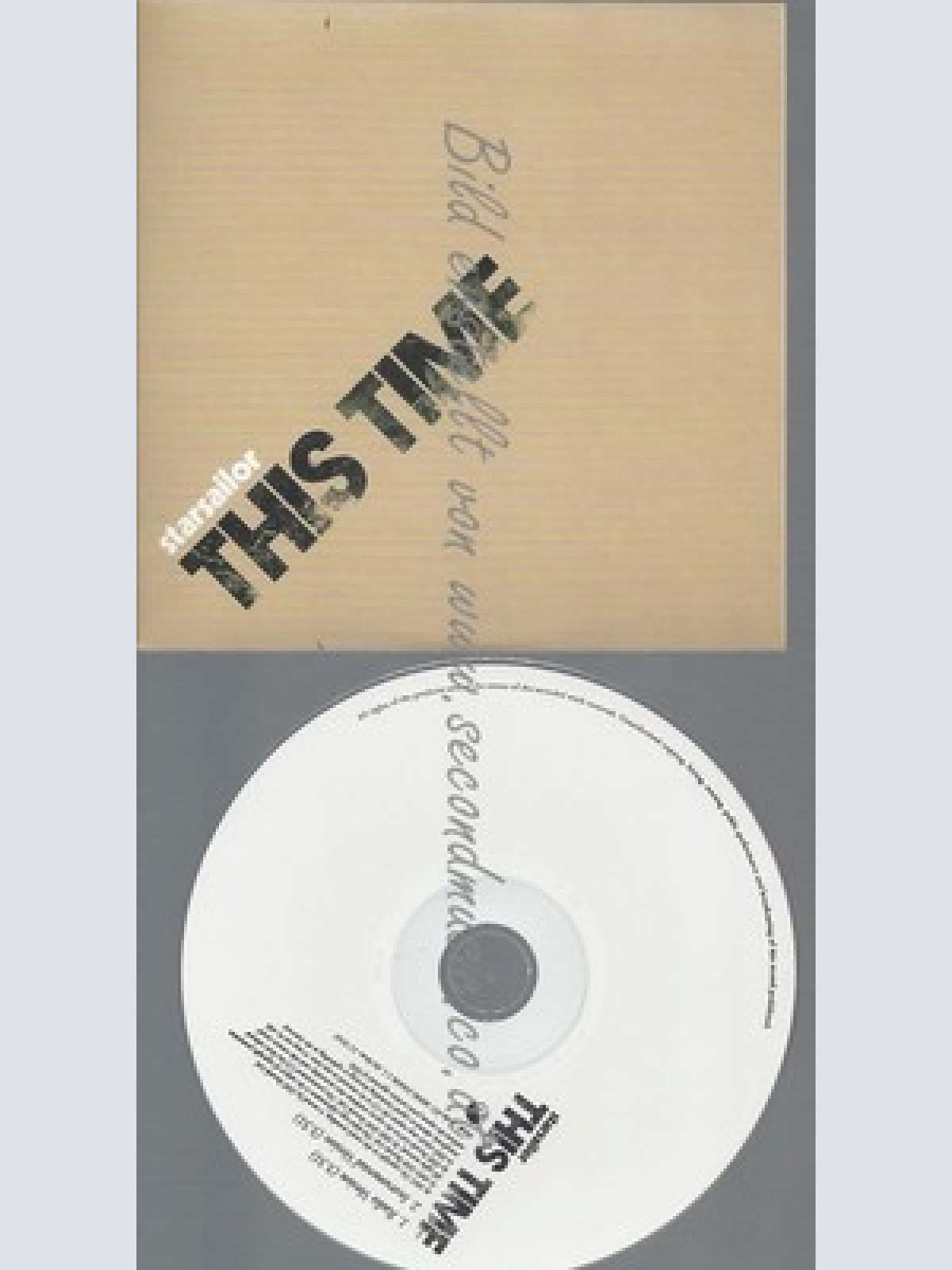 PROMO CD--STARSAILOR--THIS TIME--2TR