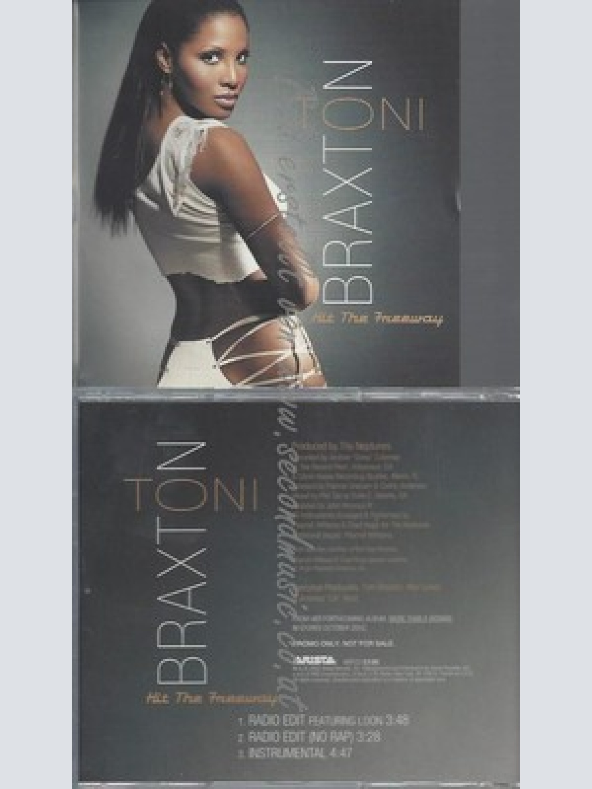 PROMO CD--TONI BRAXTON--HIT THE FREEWAY--3TR