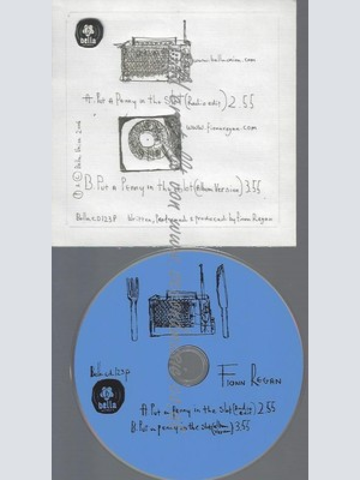 PROMO CD--FION REGAN--PUT A PENNY IN THE SLOT--2TR