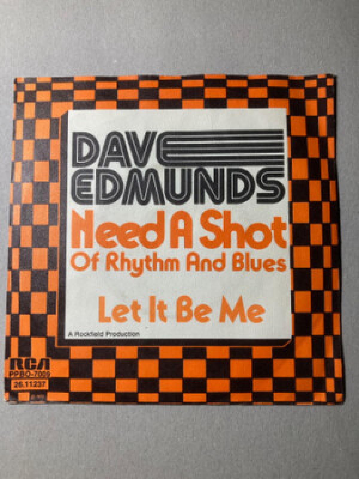 7", Single, Promo Dave Edmunds - Need A Shot Of Rhythm & Blues