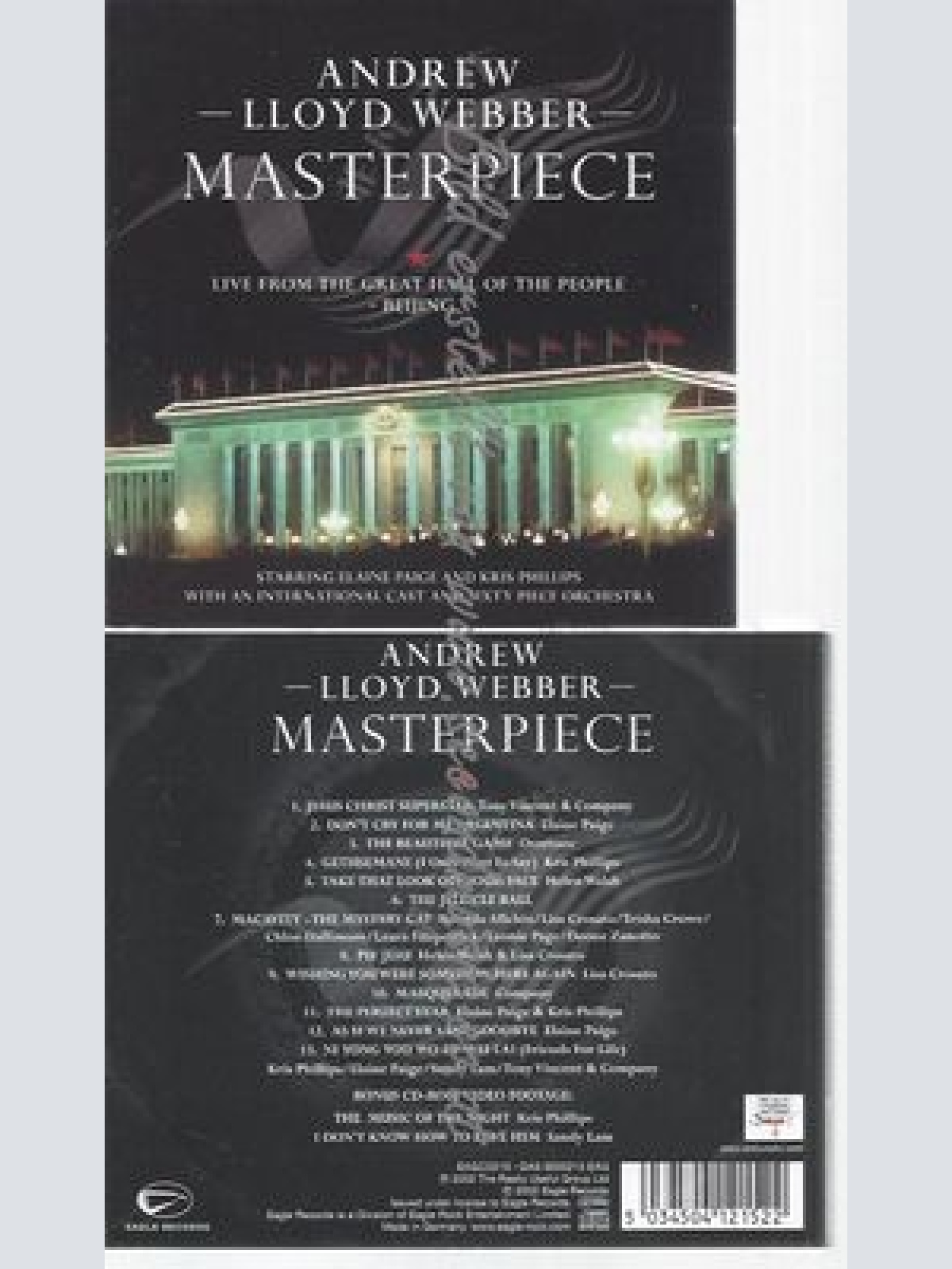 CD--ANDREW LLOYD WEBBER--MASTERPIECE-LIVE FROM THE PEOP