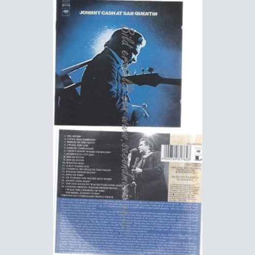 CD--JOHNNY CASH--AT SAN QUENTIN -THE COMPLETE  CONCERT-