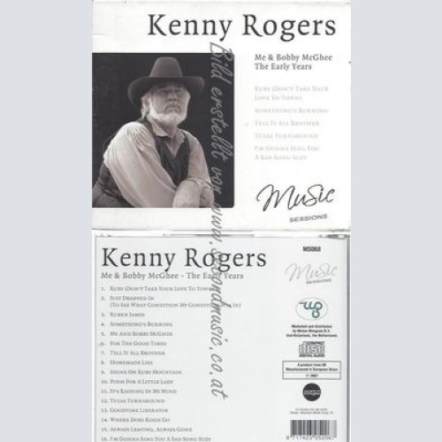 CD--KENNY ROGERS --ME & BOBBY MCGHEE