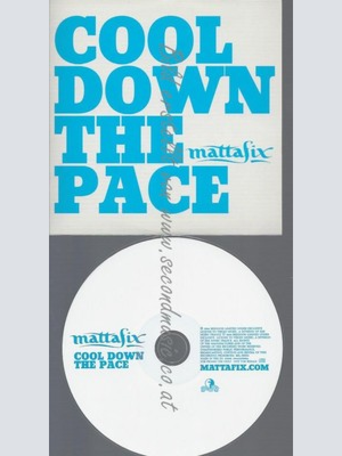 PROMO CD--MATTAFIX--COOL DOWN THE PACE--1TR
