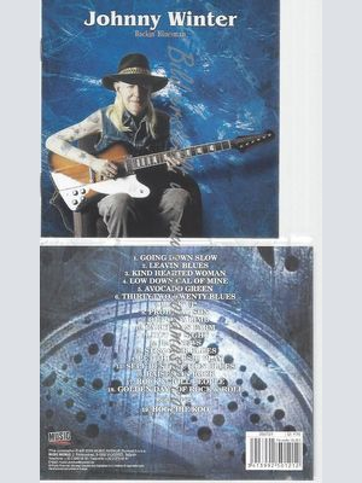 CD--JOHNNY WINTER--ROCKIN' BLUESMAN