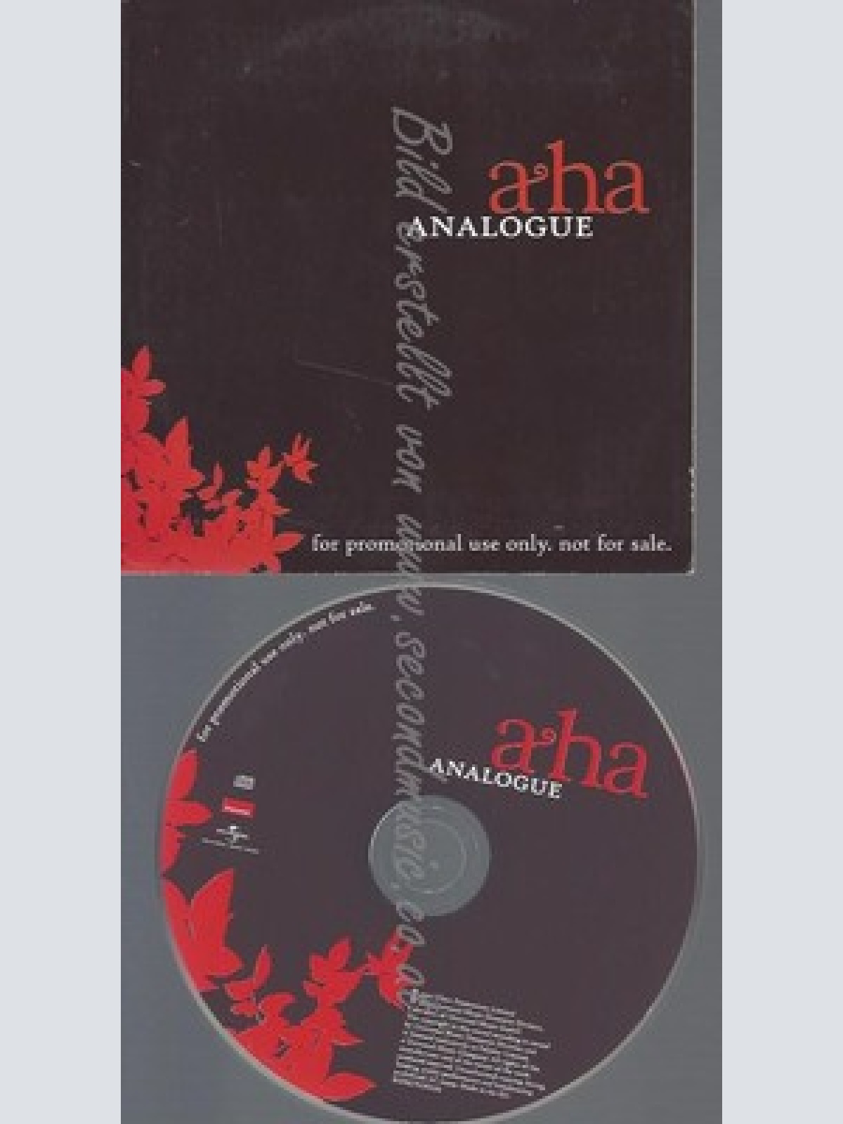 PROMO CD--A-HA--ANALOGUE--1TR