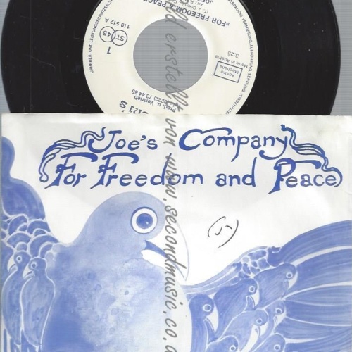 7"  Joe's Company – For Freedom And Peace