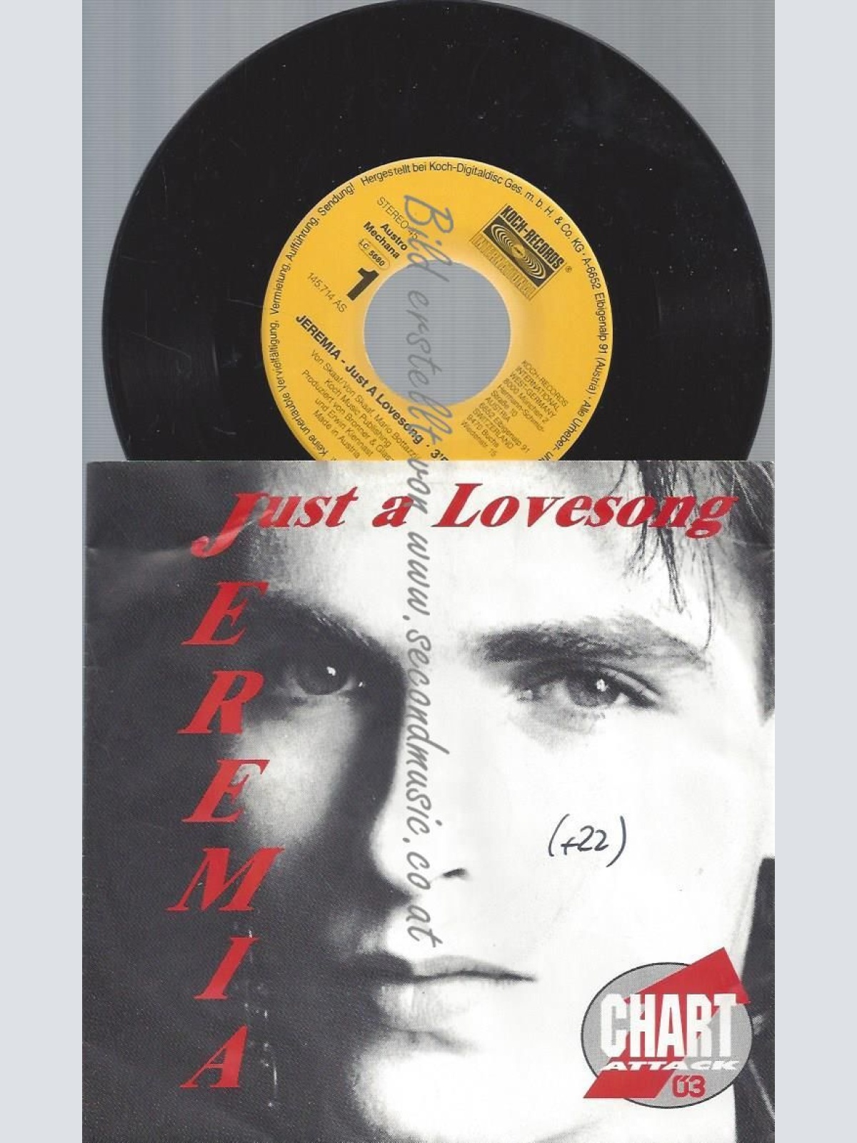 7" Jeremia  Just A Lovesong