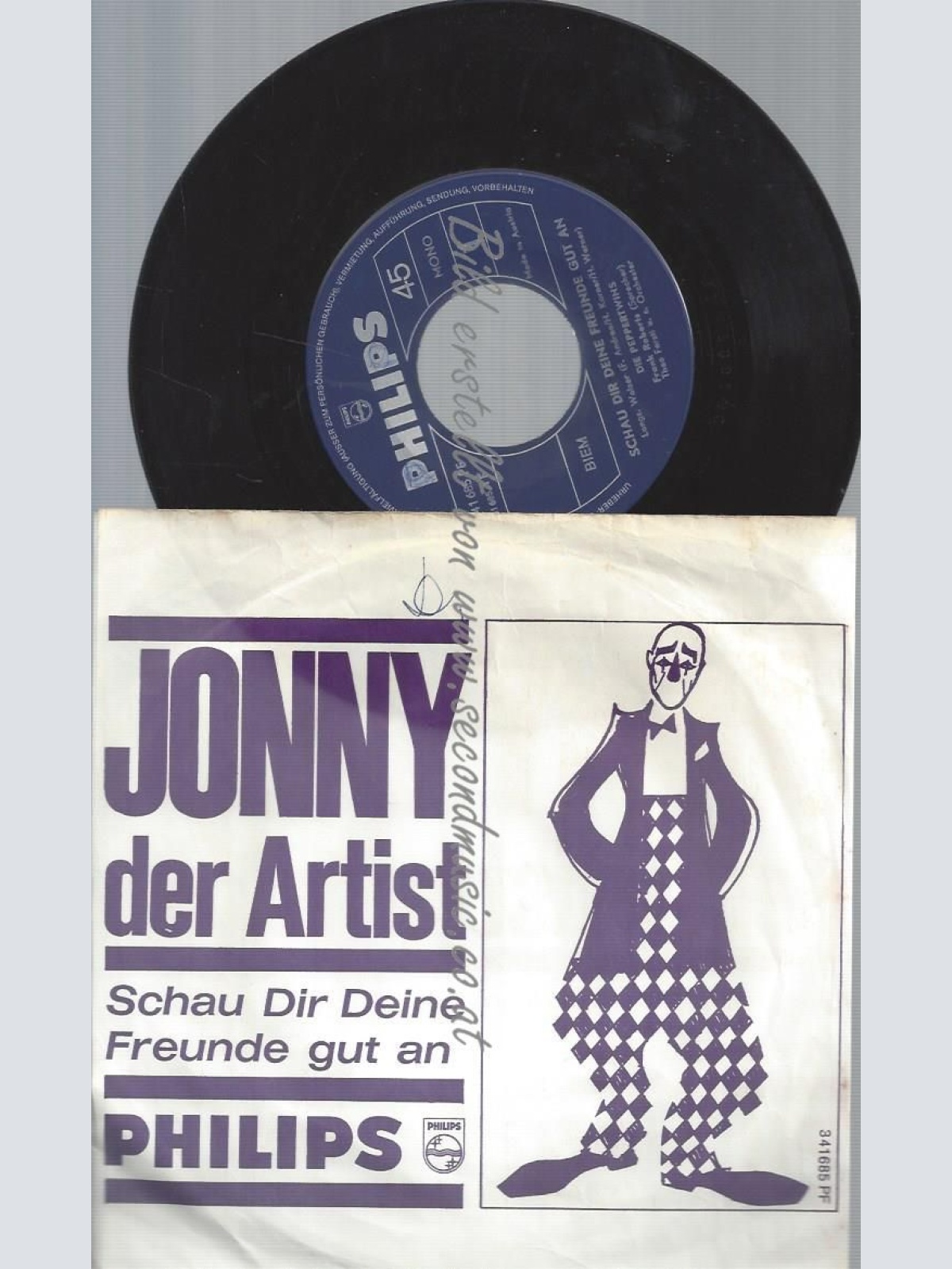 7"  Jonny Der Artist / Schau Dir Deine Freunde Gut An