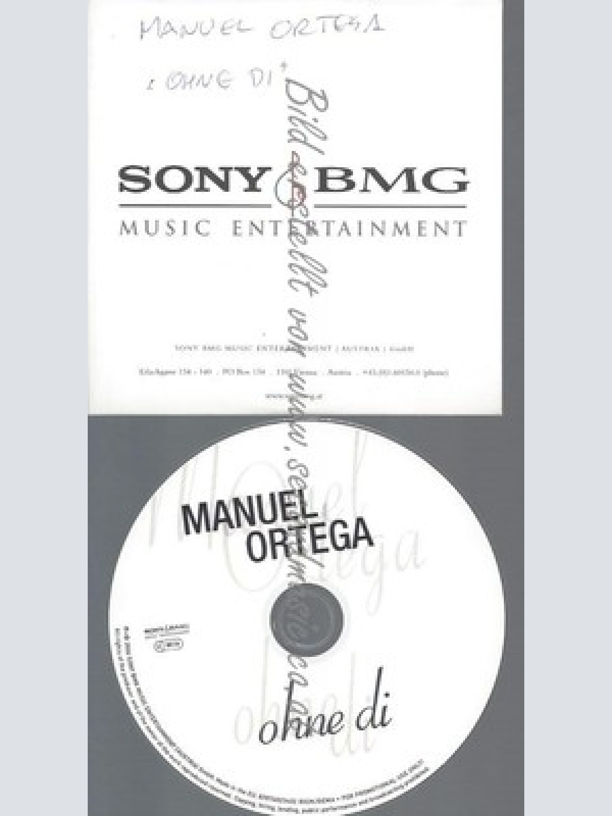PROMO CD--MANUEL ORTEGA--OHNE DI--1TR