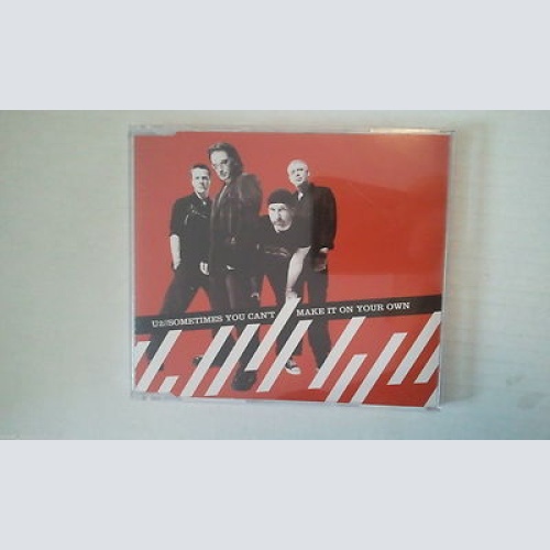 MAXI CD-- U2 -- SOMETIMES YOU CAN'T MAK IT ON YOUR OWN-3 TRACKS
