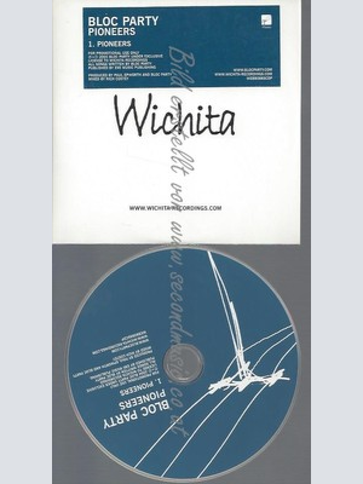 PROMO CD--BLOC PARTY--PIONEERS--