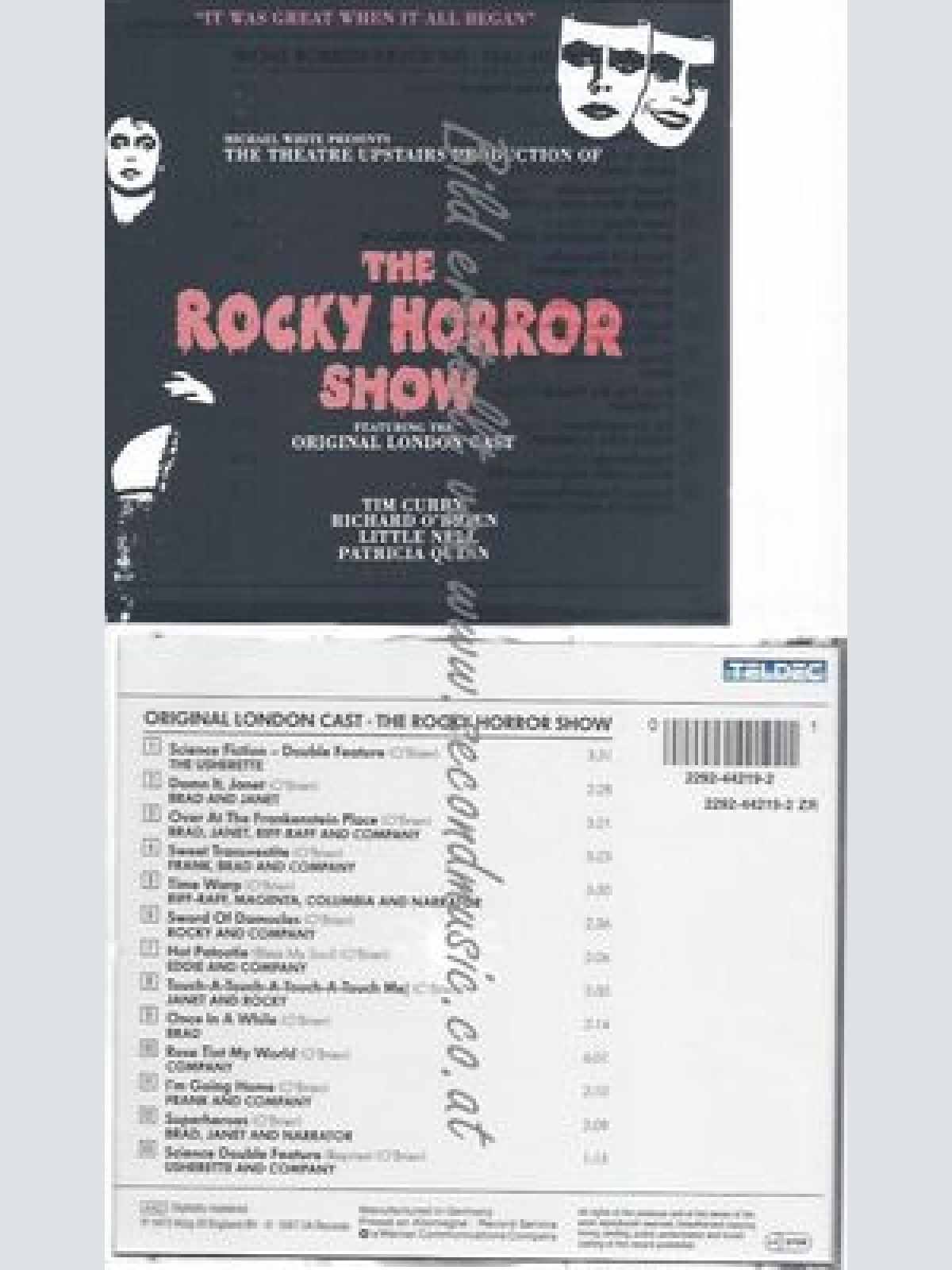CD--ROCKY HORROR SHOW ORIGINAL LONDON CAST--THE ROCKY HORROR SHOW