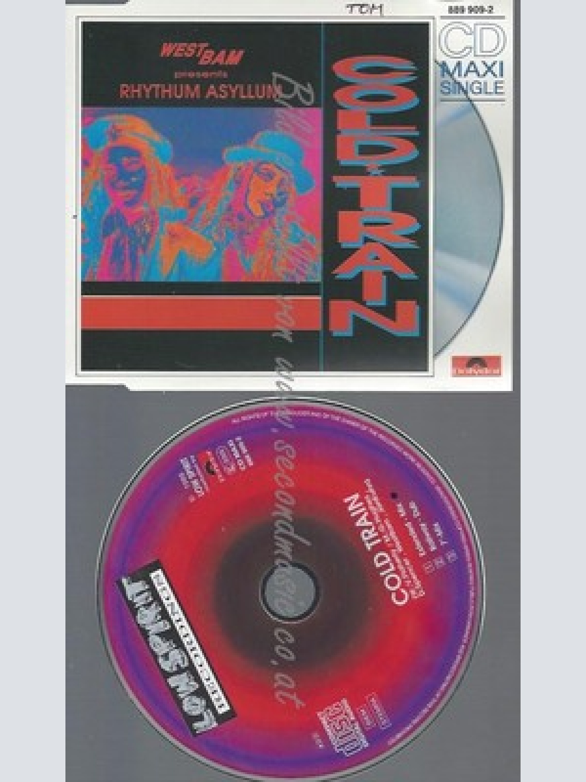 CD--WESTBAM PRES. RHYTHUM ASYLLUM -COLDTRAIN---3 VERSIONS, 1989-