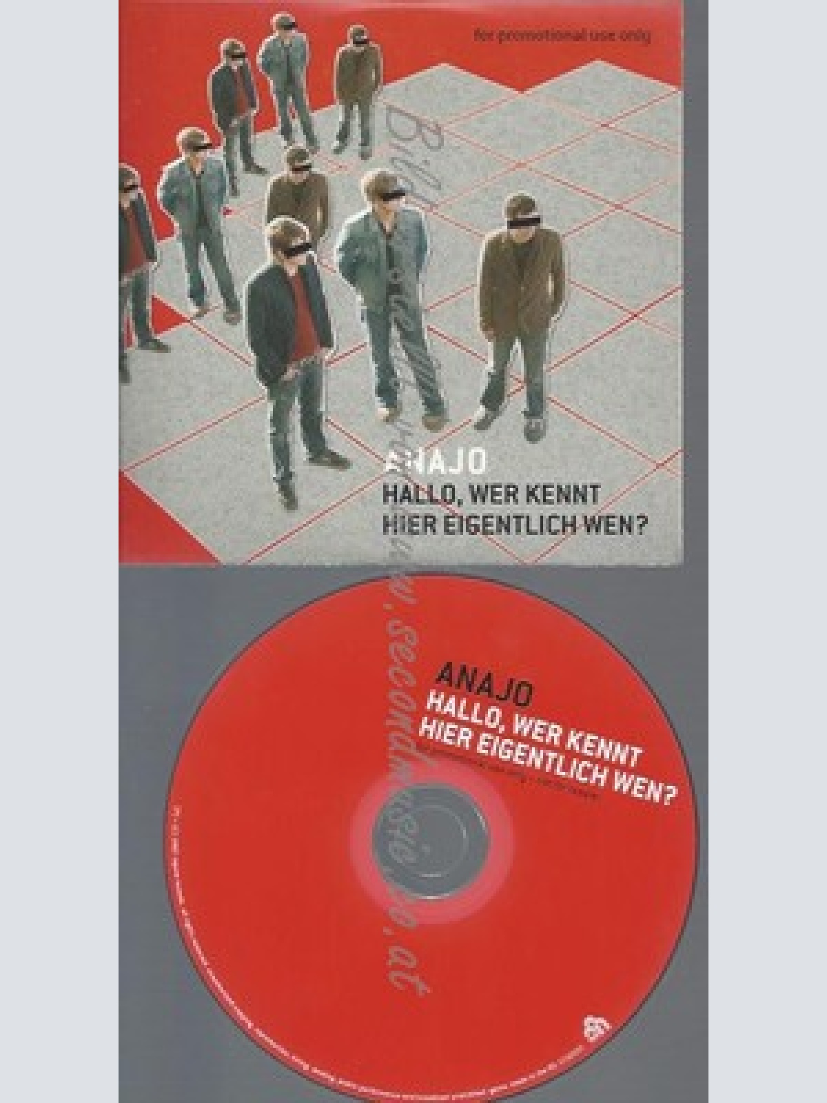 PROMO CD--ANAJO--HALLO WER KENN HIER EIGENTLICH WEN  --1TR