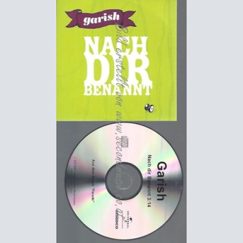 PROMO CD--GARISH--NACH DIR BENANNT--1TR