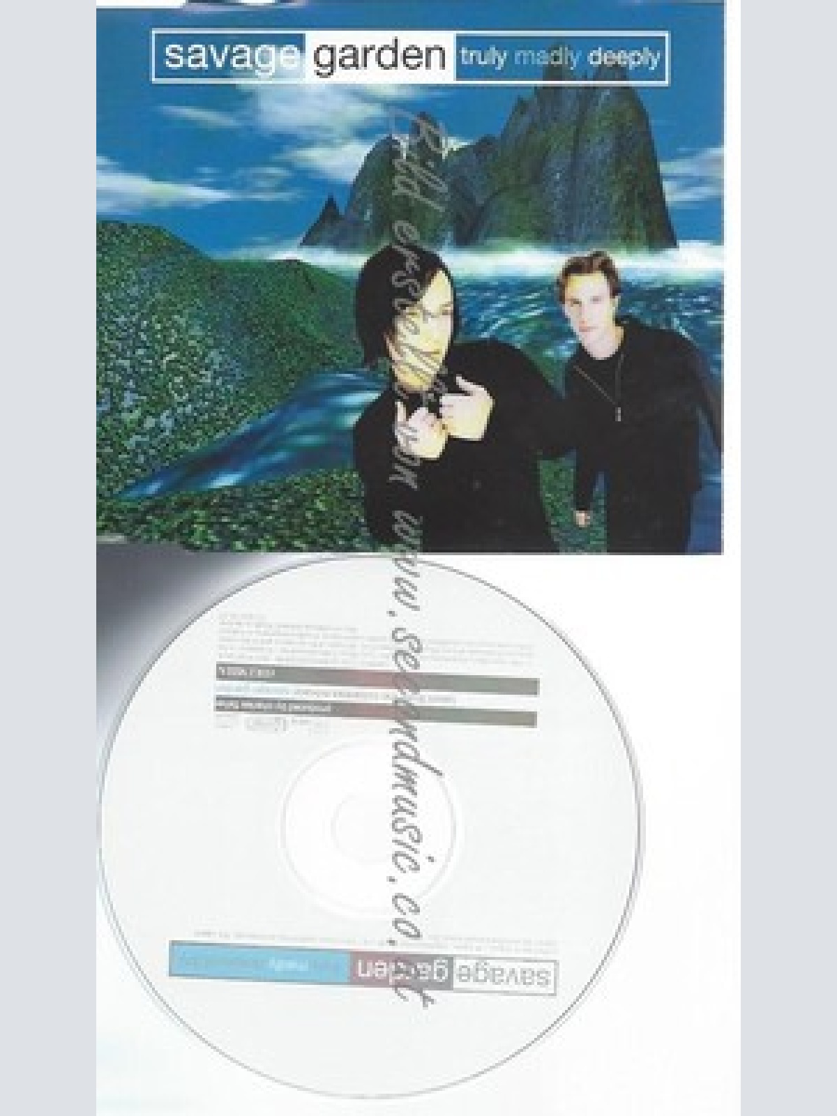PROMO CD--SAVAGE GARDEN --TRULY MADLY DEEPLY--