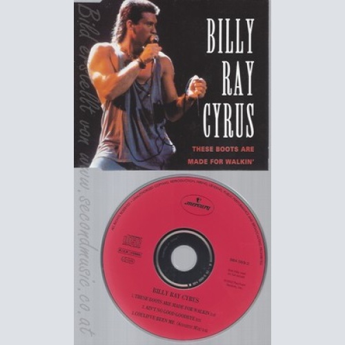 MAXI CD--billy ray cyrus--these boots are made for walking