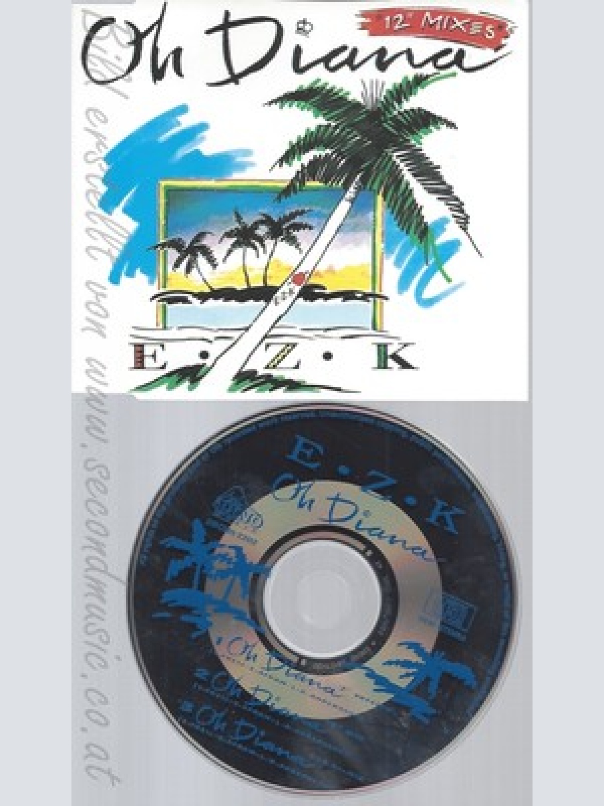 MAXI CD--E. Z. K. - SINGLE -- OH DIANA -X3-