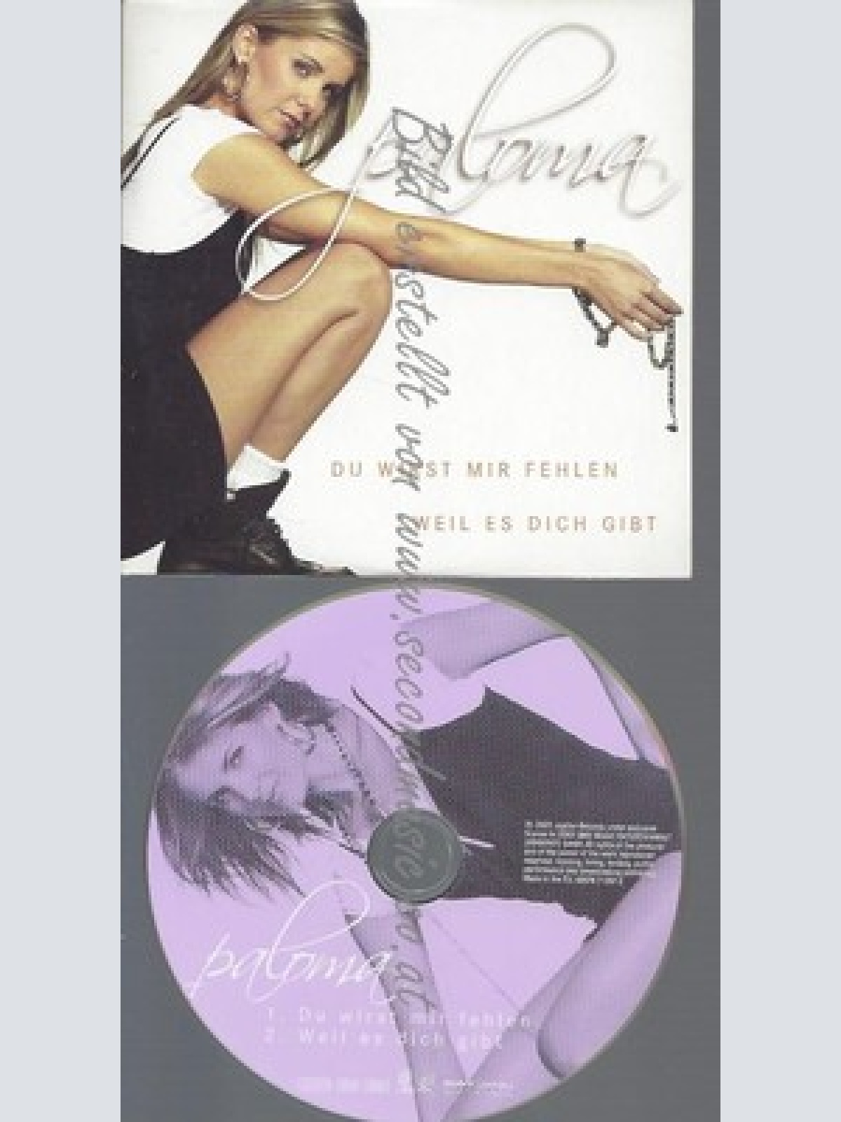 PROMO CD--PALOMA--DU WIRST MIR FEHLEN --2TR
