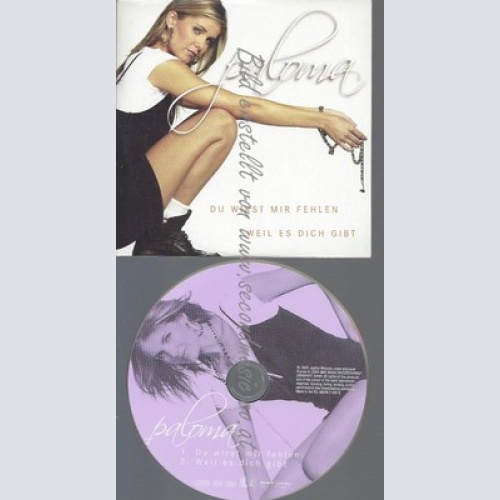 PROMO CD--PALOMA--DU WIRST MIR FEHLEN --2TR