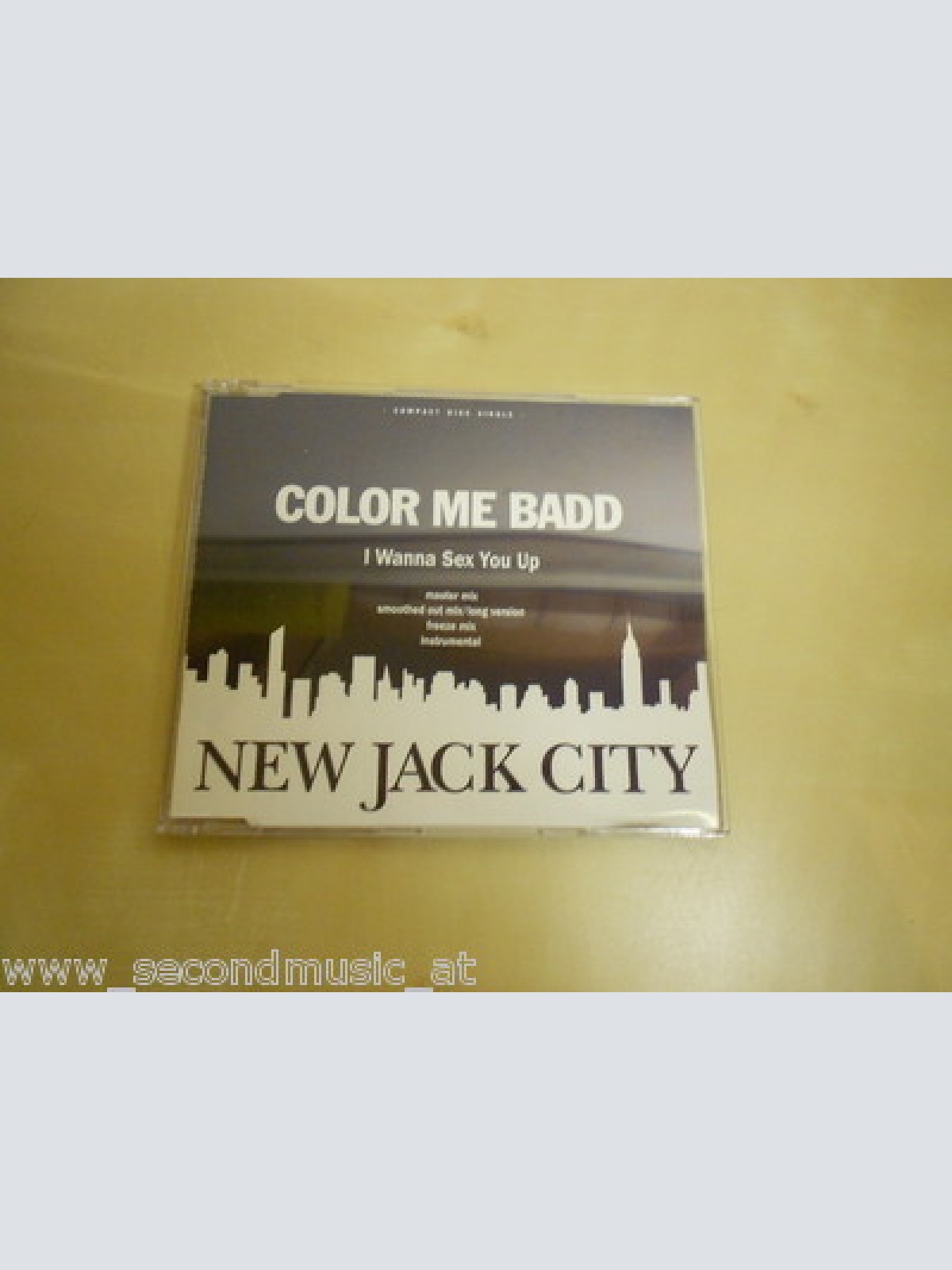 MAXI CD-- COLOUR ME BADD--I WANNA SEX YOU UP--4 TRACKS--