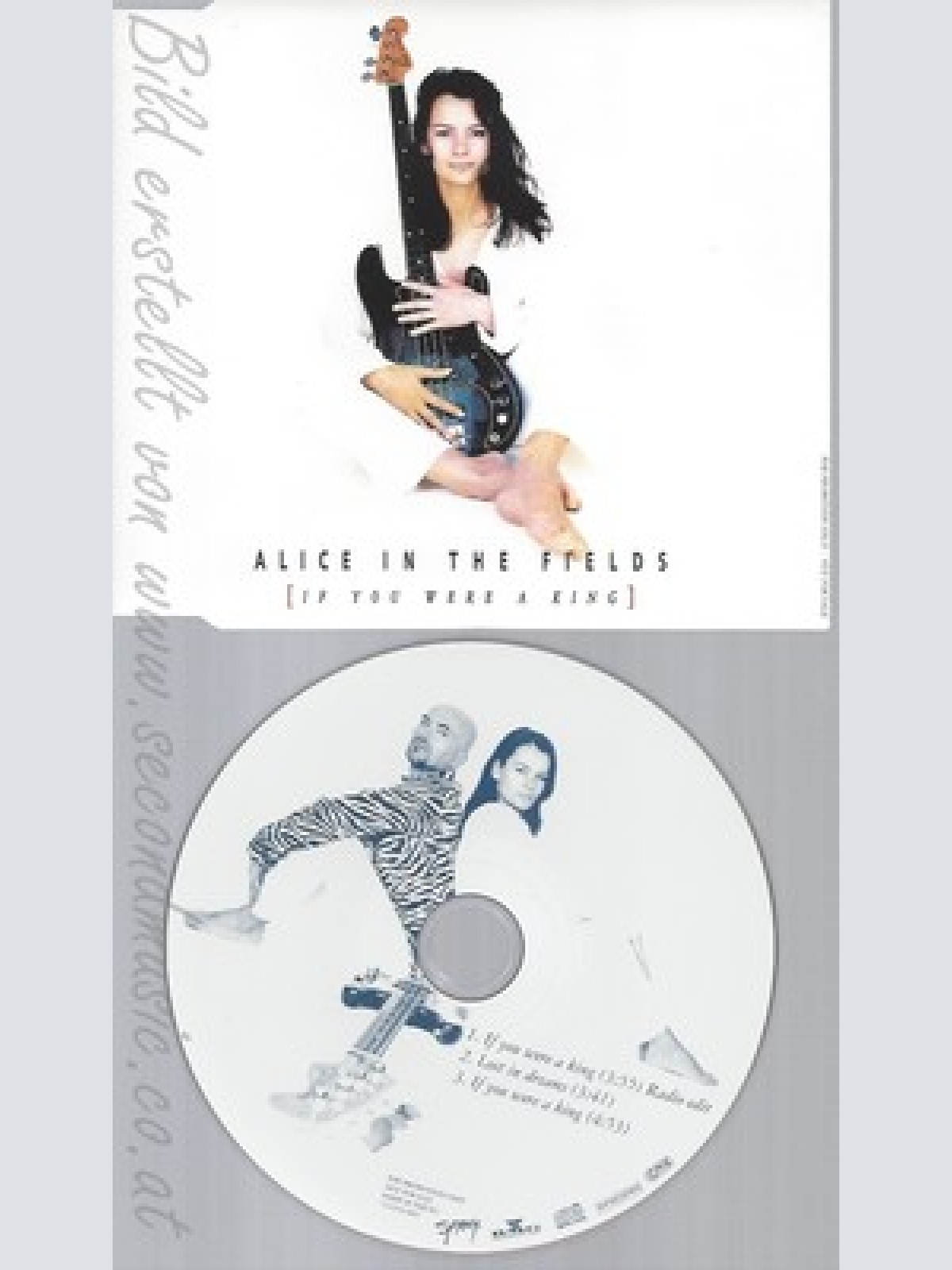 MAXI CD--ALICE IN THE FIELDS - SINGLE -- IF YOU WERE A KING -PROMO ONLY