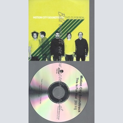 PROMO CD--MOTION CITY SOUNDTRACK--THIS IS FOR REAL--1TR