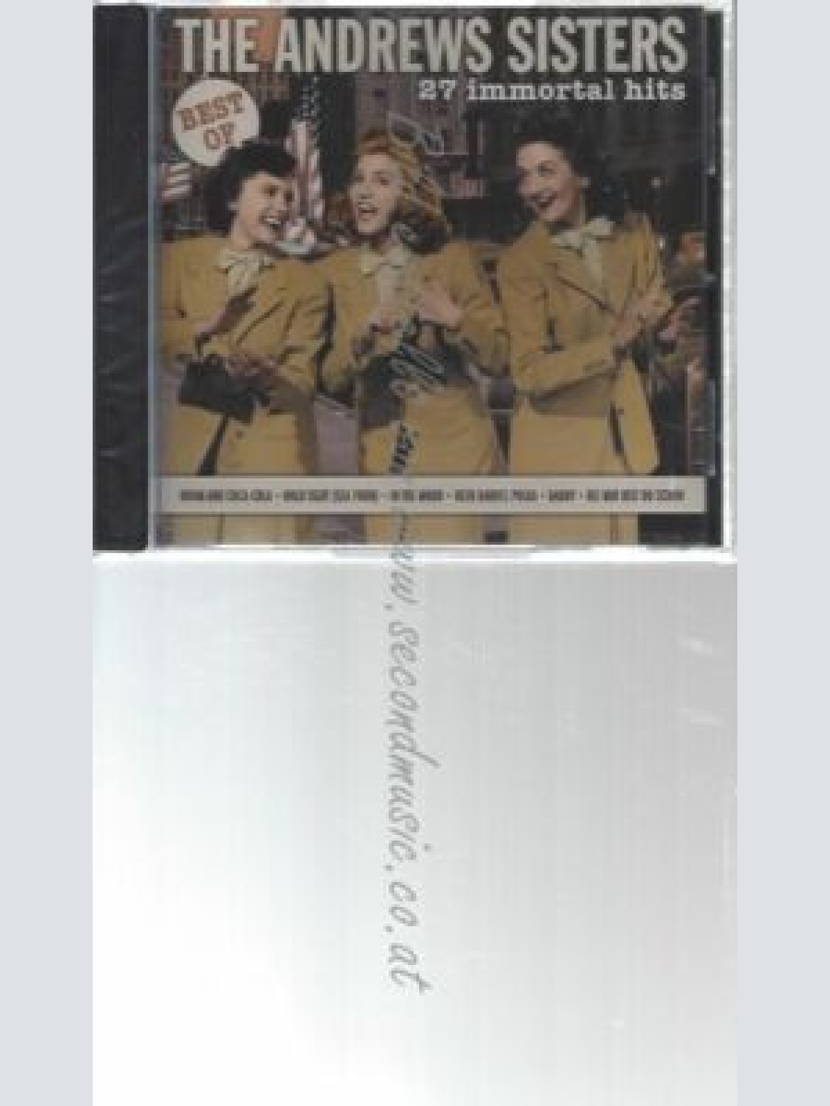 CD--THE ANDREWS SISTERS | --BEST OF  IMMORTAL HITS