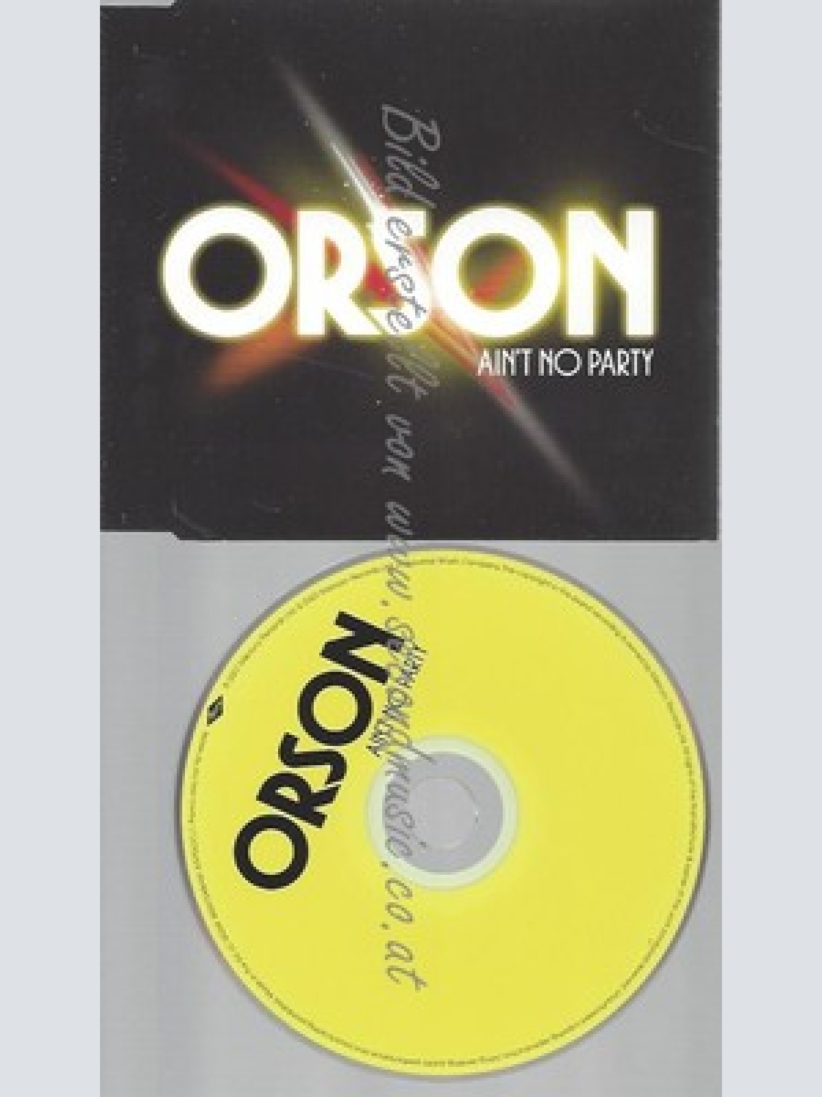 PROMO CD--ORSON --NO PARTY