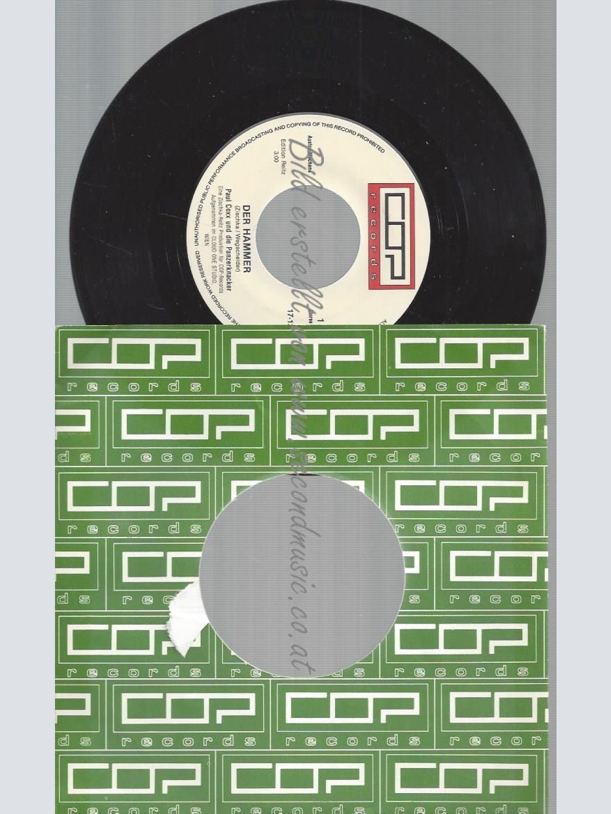 7"-PAUL COXX UND DIE PANZERKNACKER DER HAMMER