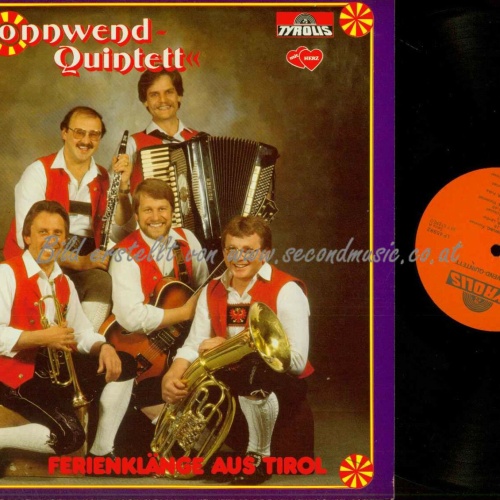 LP--Sonnwend Quintett --Ferienklänge aus Tirol   //  NM