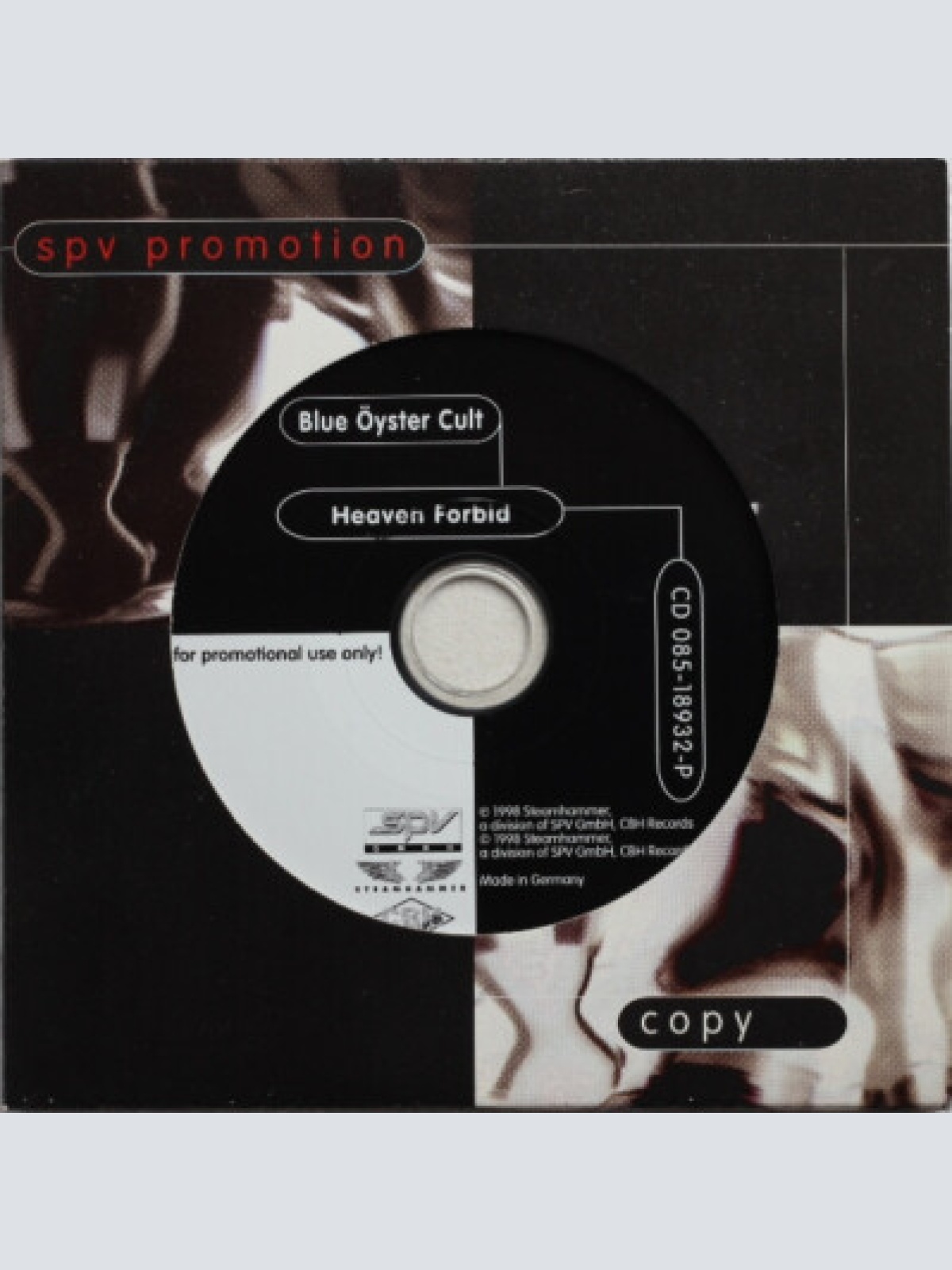 CD, Album, Promo Blue Öyster Cult - Heaven Forbid