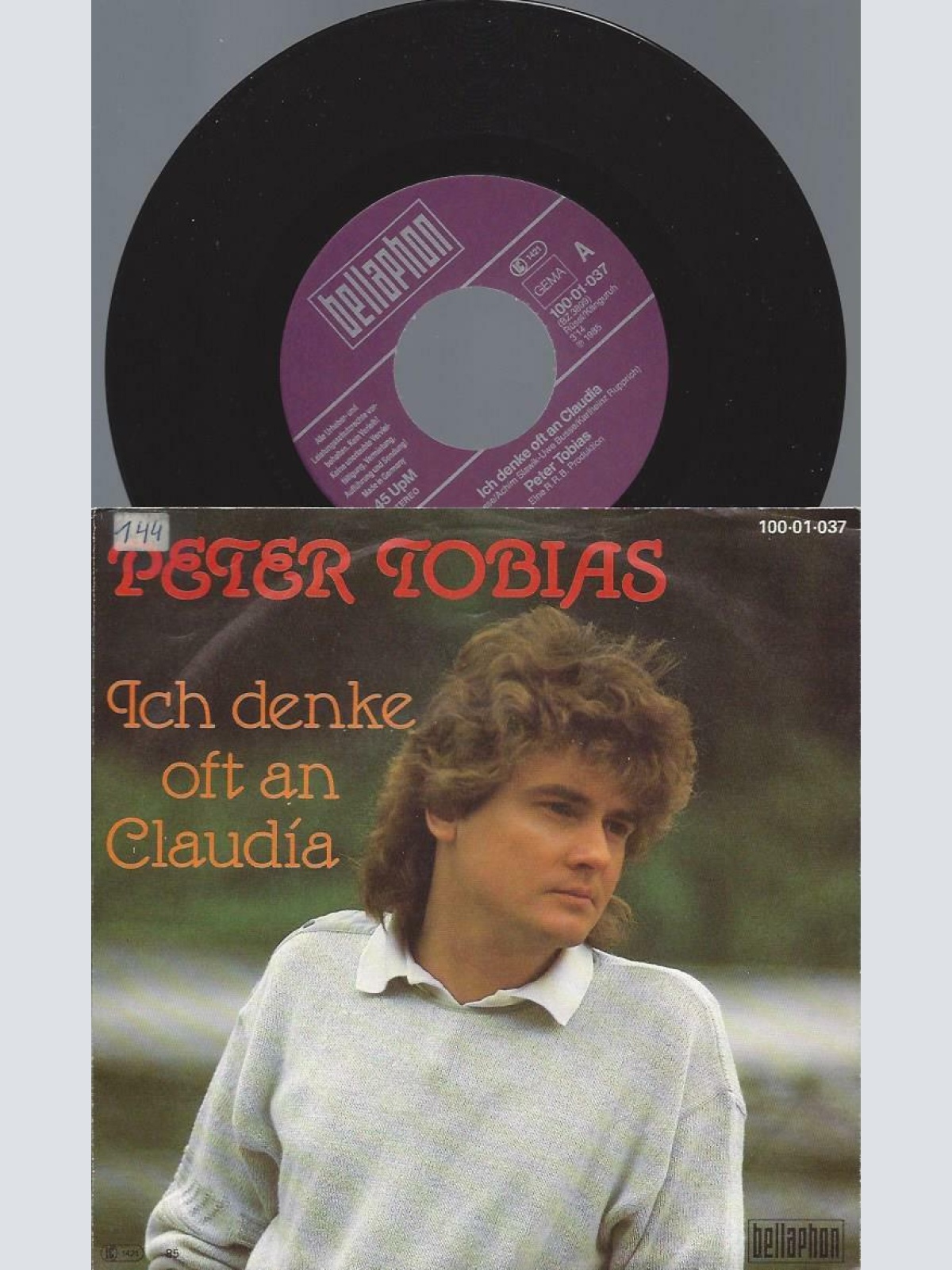 7"    Peter Tobias   Ich Denke Oft An Claudia