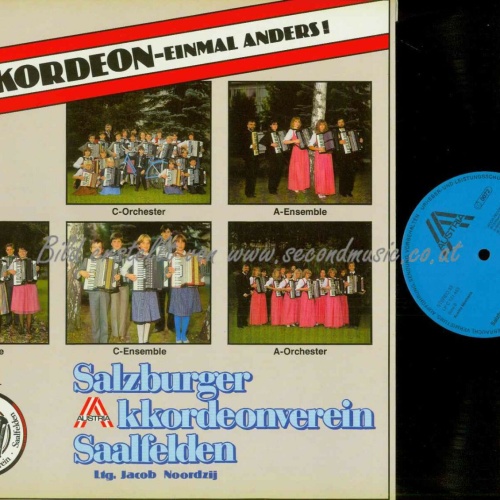 LP--Salzburger Akkordeon Verein Saalfelden --Akkordeon einmal anders   // NM