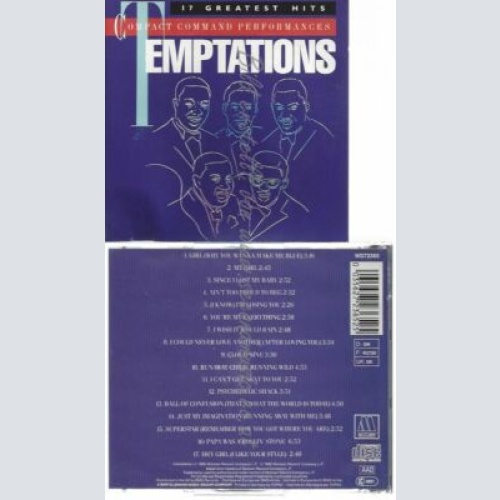 CD--TEMPTATIONS--COMPACT COMMAND PERFORMANCES -  GREATEST HITS