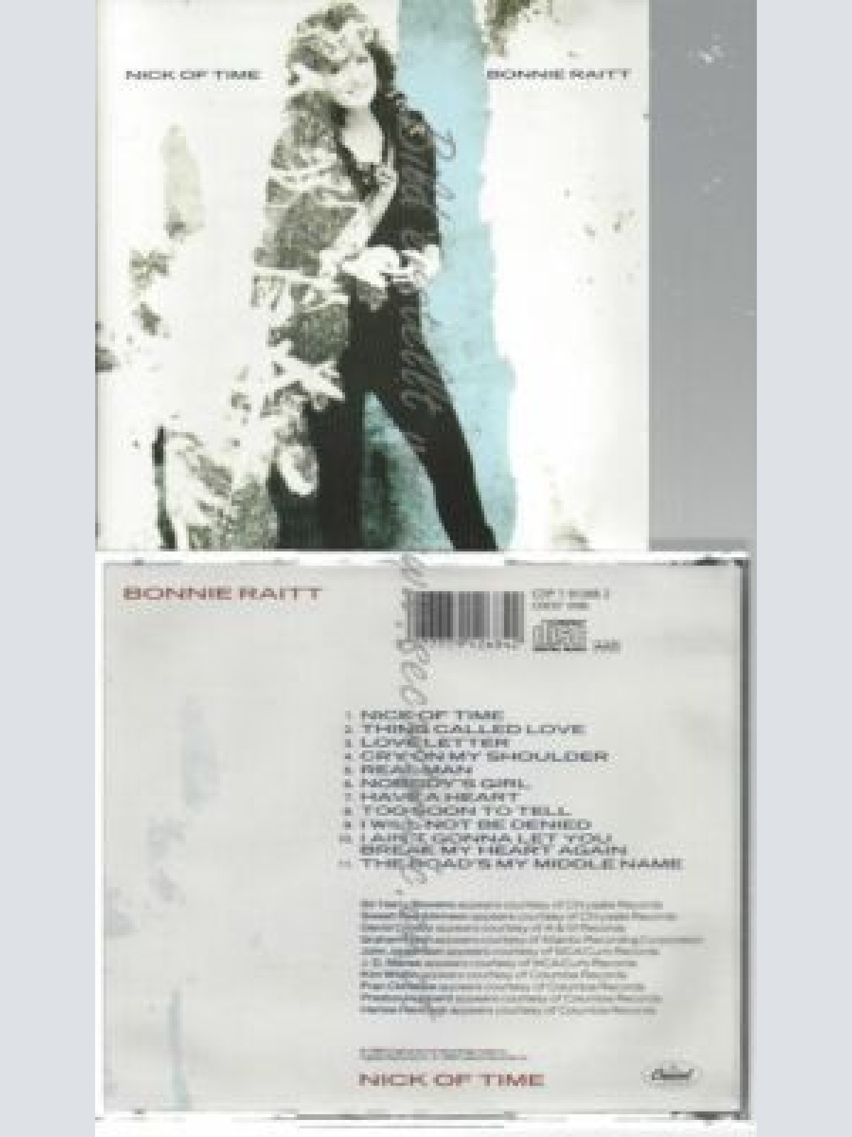 CD--BONNIE RAITT--NICK OF TIME