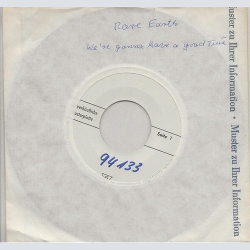 7", TP Rare Earth - We're Gonna Have A Good Time