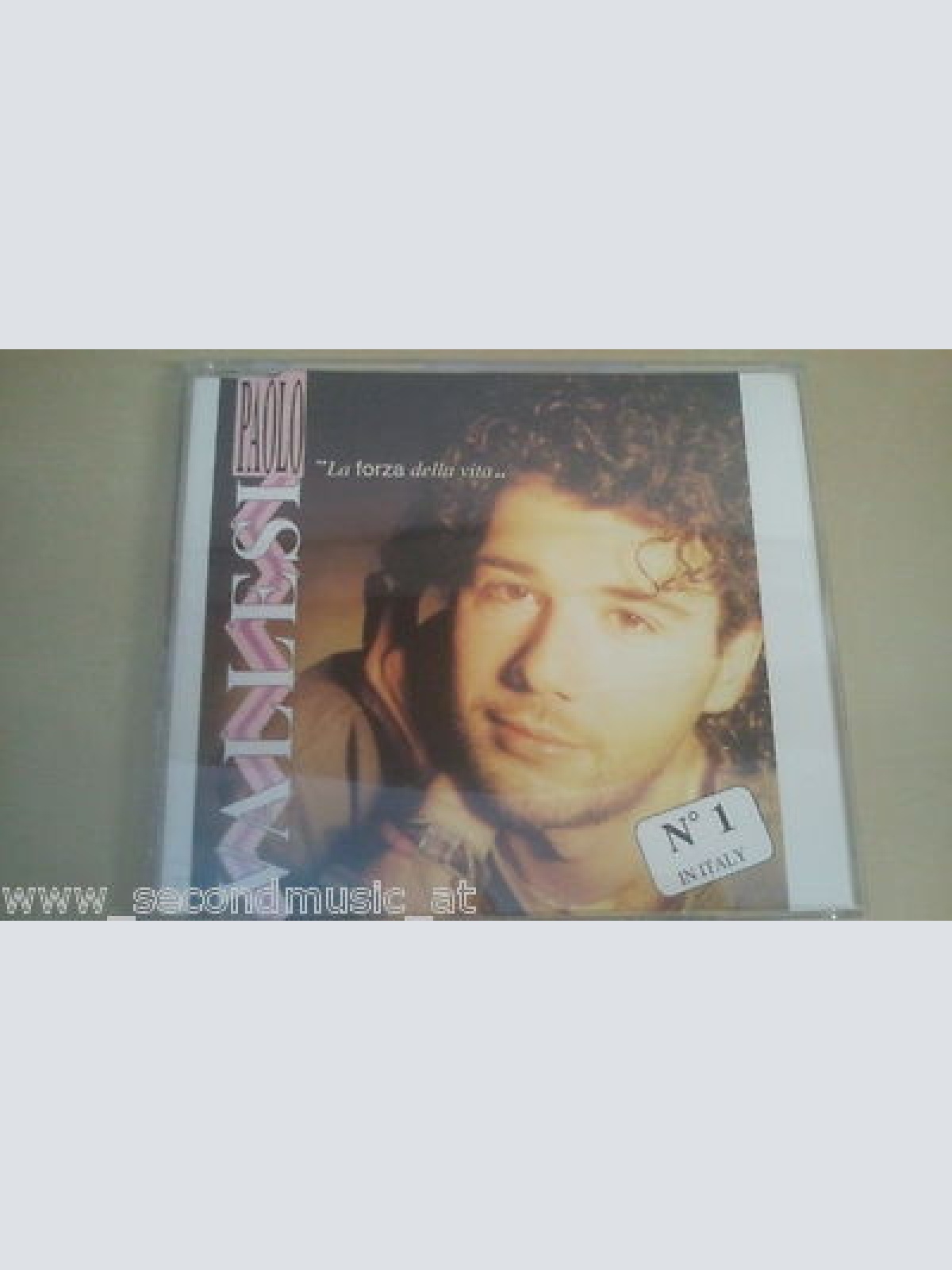 MAXI CD--PAOLO VALLESI--LA FORZA DELLA VITA--3  TRACKS