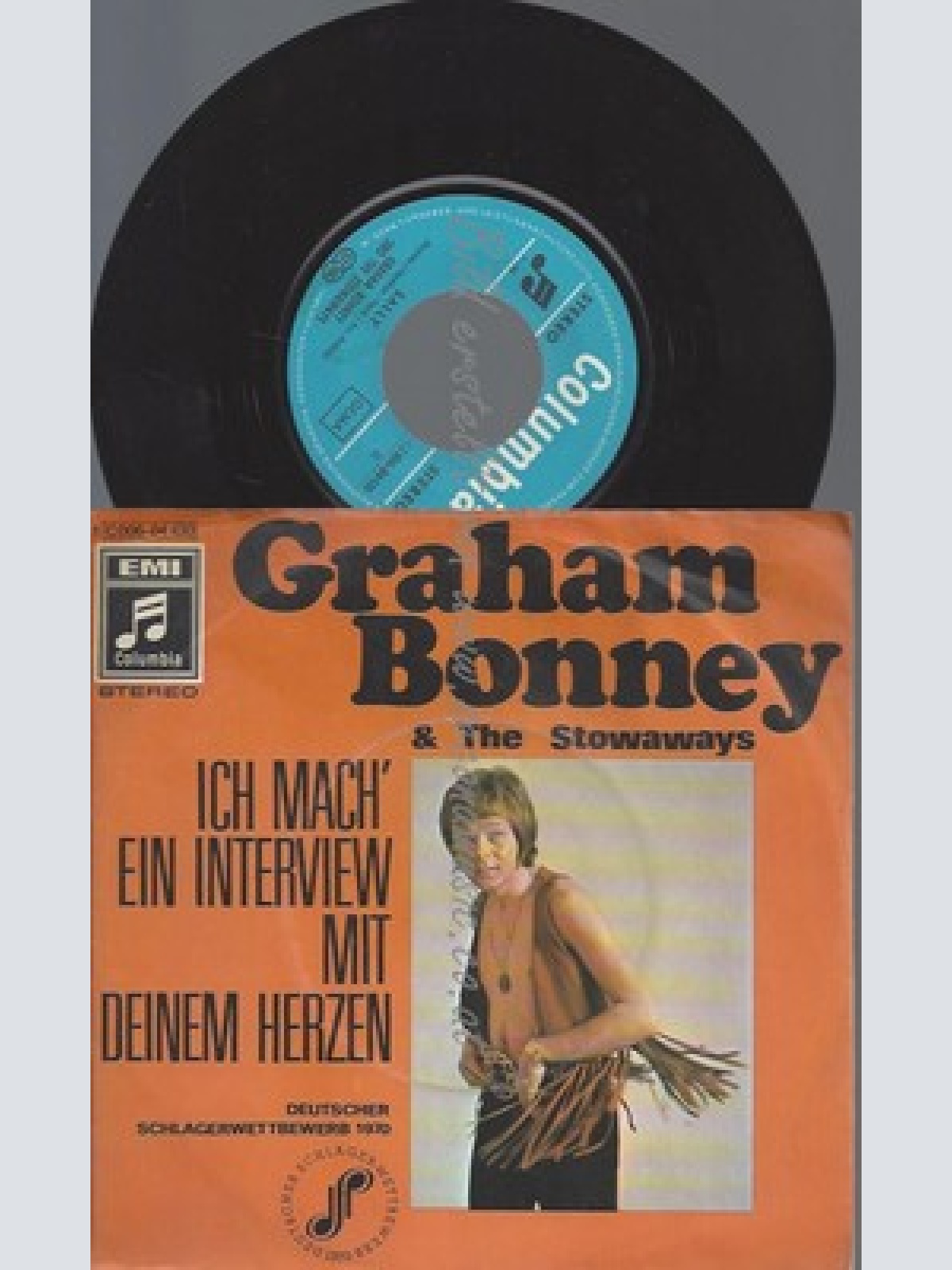 7"GRAHAM BOOEY & THE STOWAWAYS--ICH MACH EIN INTERVIEW MIT DEINEM HERZEN