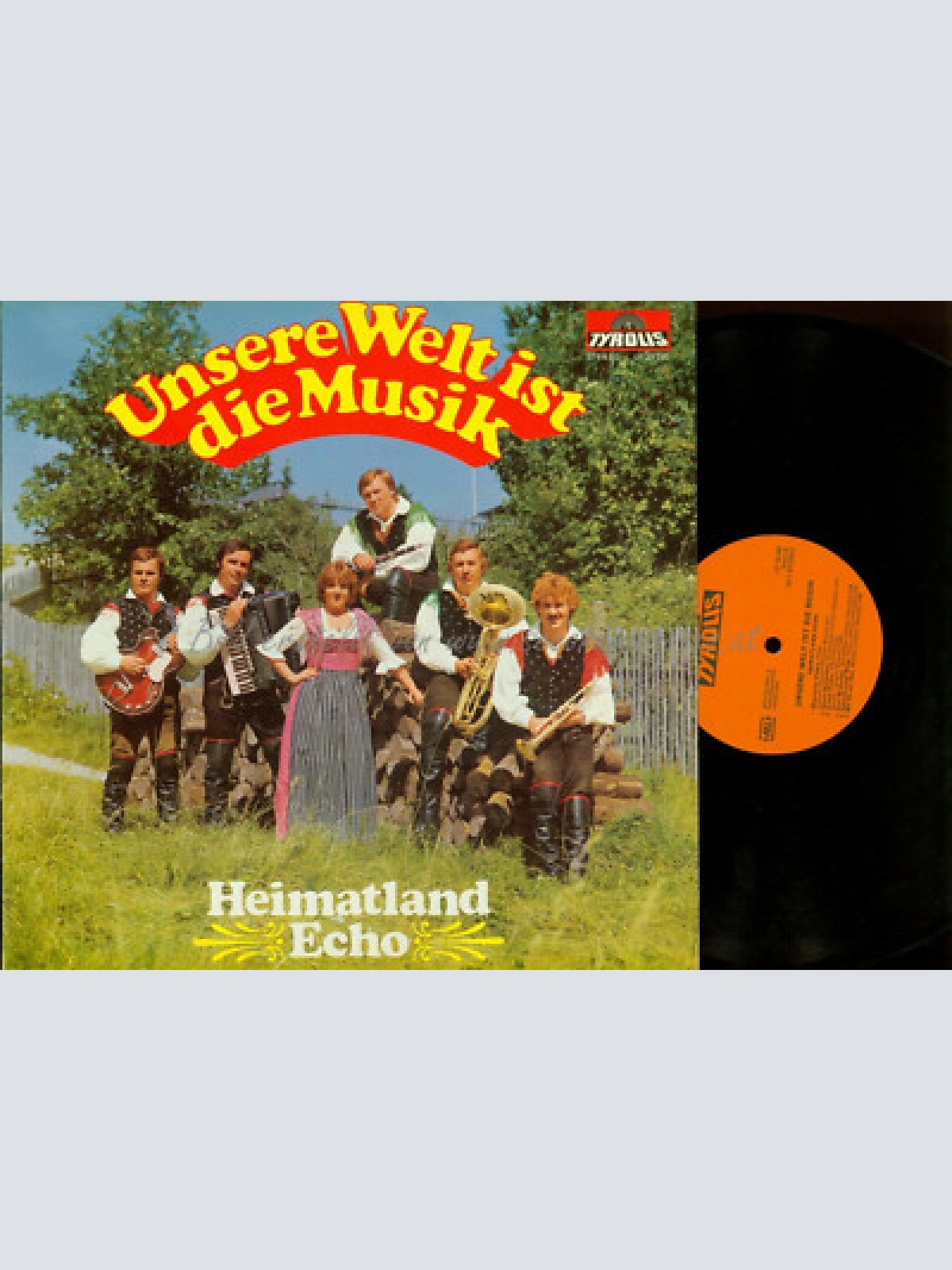 LP--Heimatland Echo //  Unsere Welt ist die Musik