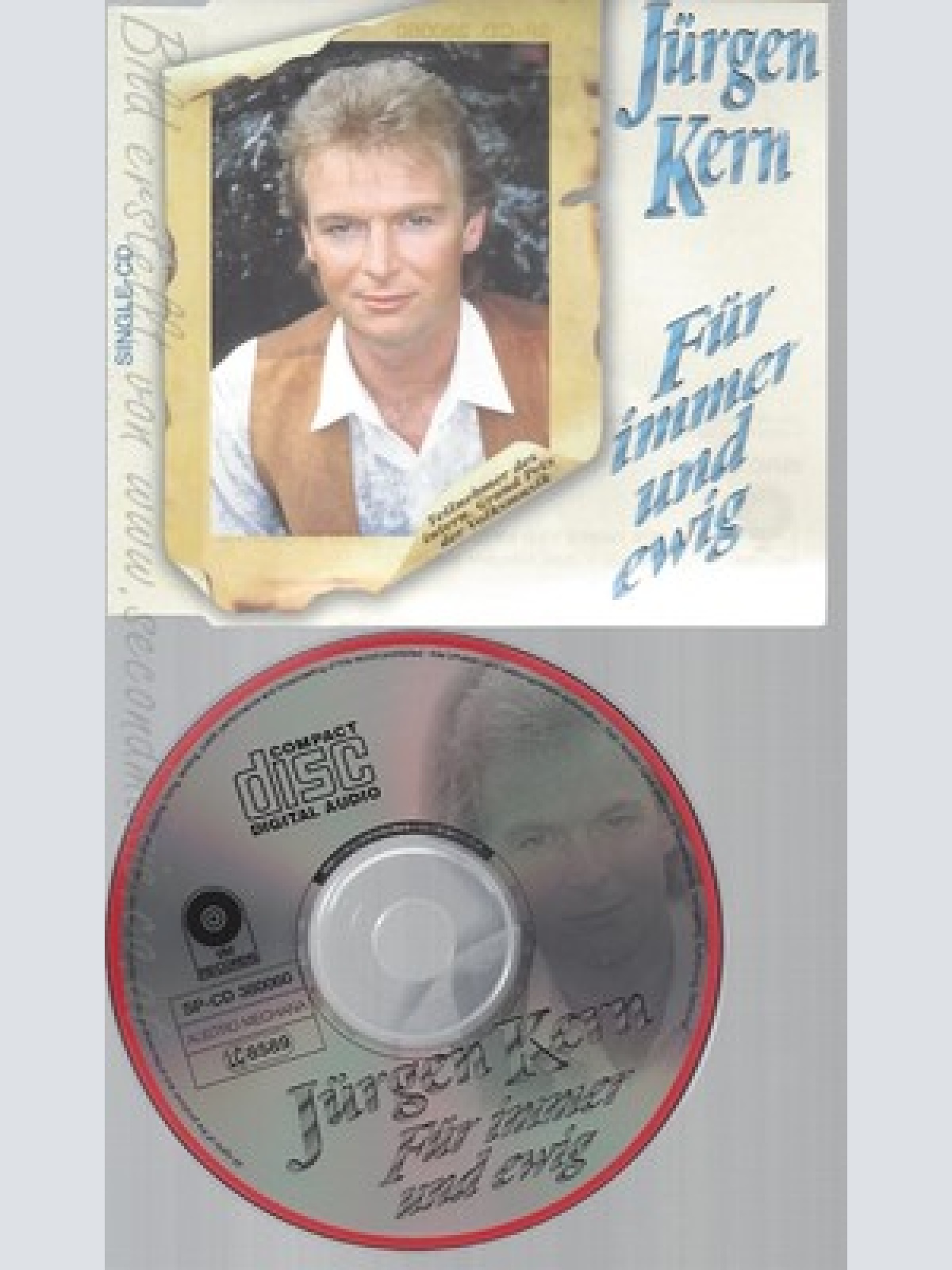 MAXI CD--JUERGEN KERN --FUER IMMER UND EWIG--