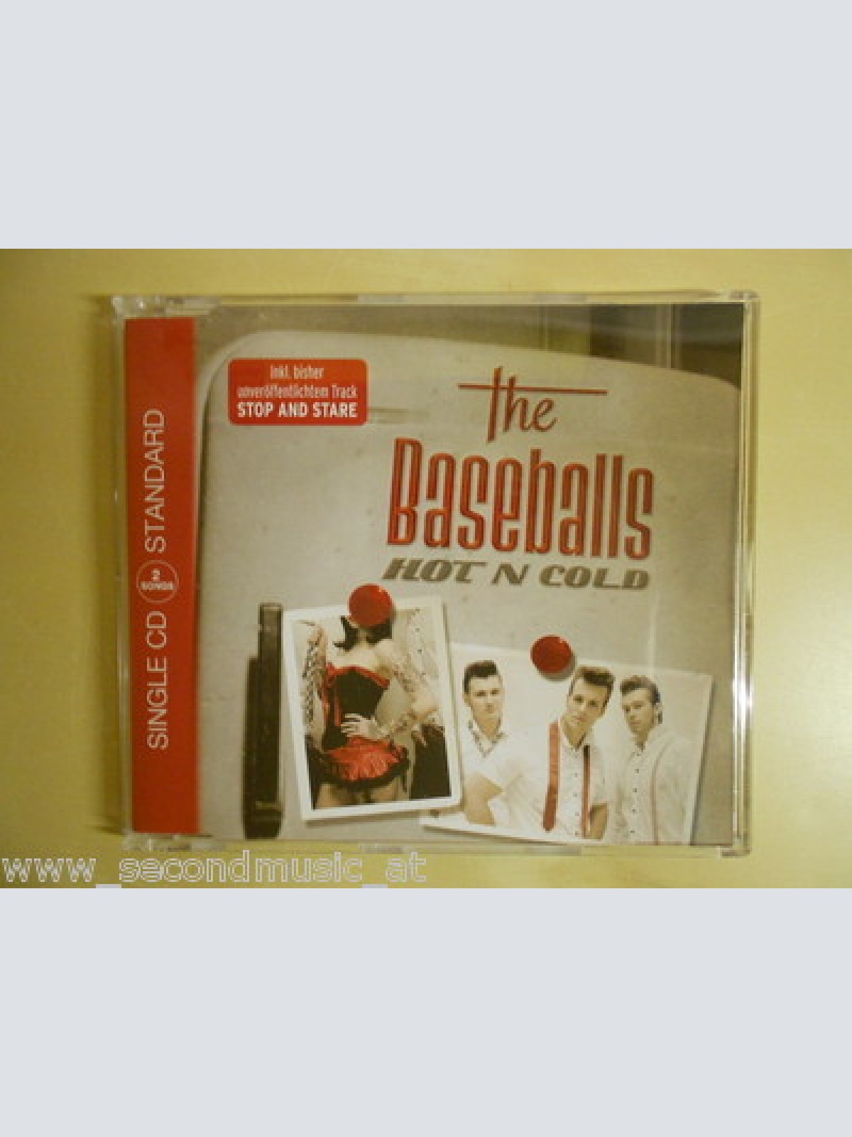 MAXI CD --THE BASEBALLS--HOT N COLD--2 TRACKS--